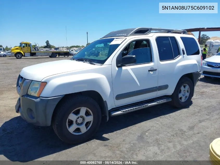 5N1AN08U75C609102 2005 Nissan Xterra S