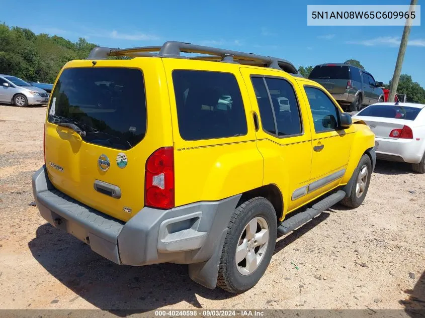 5N1AN08W65C609965 2005 Nissan Xterra Se