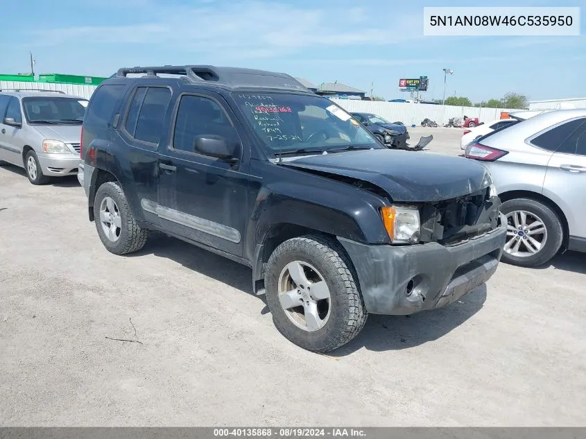 5N1AN08W46C535950 2006 Nissan Xterra Se