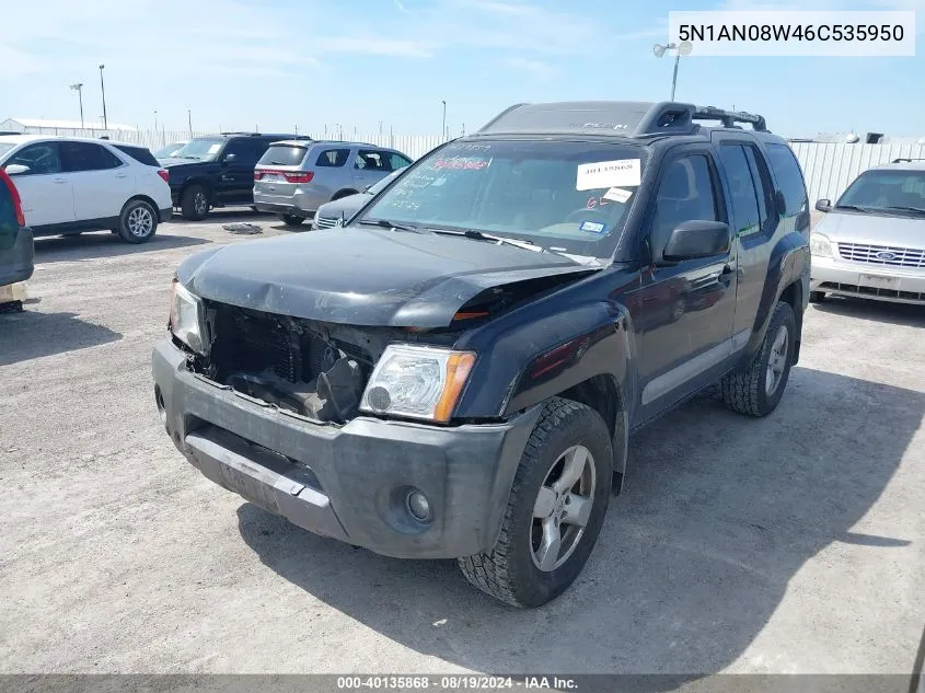 5N1AN08W46C535950 2006 Nissan Xterra Se