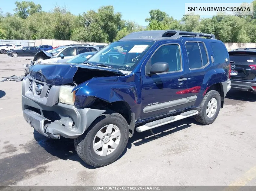 5N1AN08W86C506676 2006 Nissan Xterra Off Road