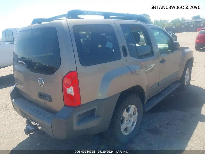 5N1AN08W06C552096 2006 Nissan Xterra S