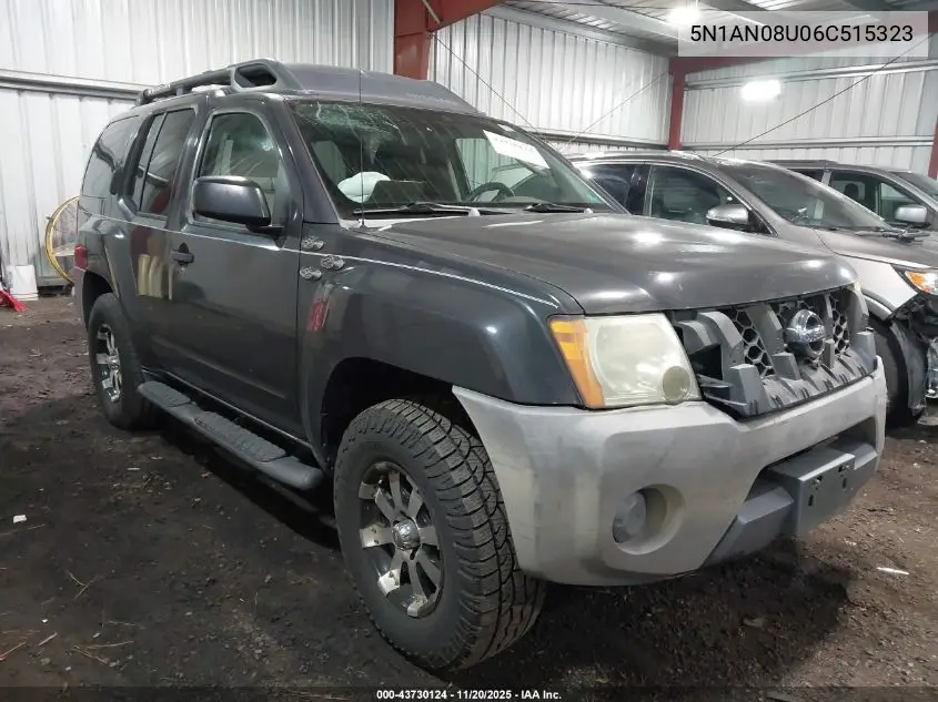 5N1AN08U06C515323 2006 Nissan Xterra S