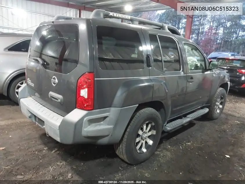 5N1AN08U06C515323 2006 Nissan Xterra S