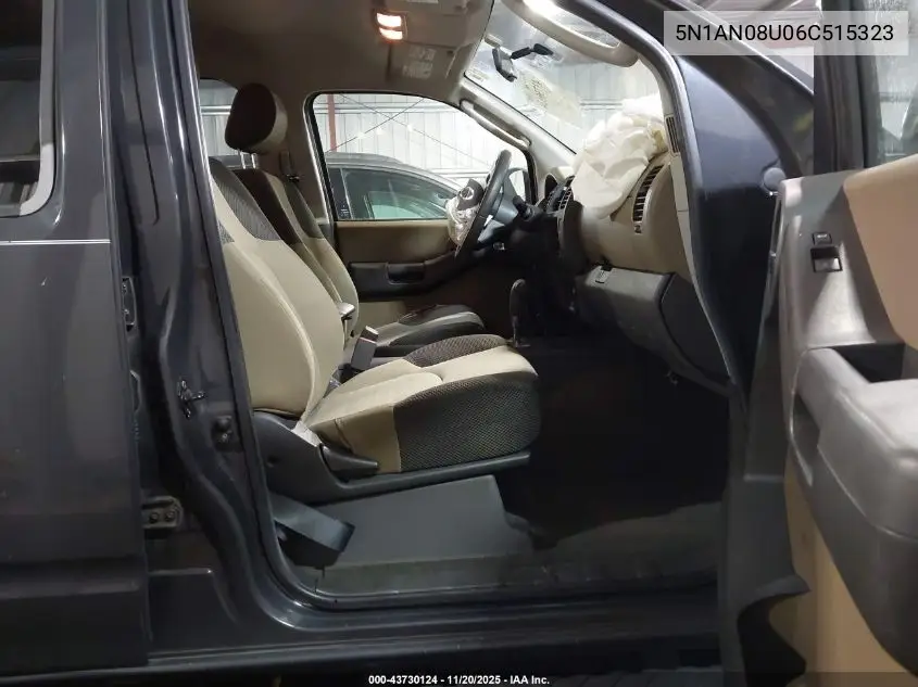 5N1AN08U06C515323 2006 Nissan Xterra S