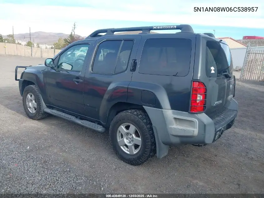 5N1AN08W06C538957 2006 Nissan Xterra Se