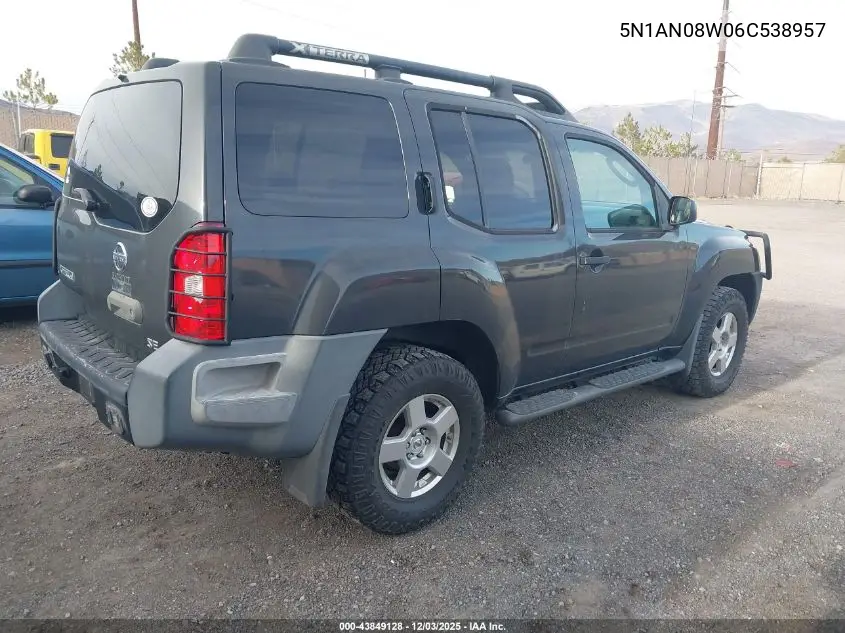 5N1AN08W06C538957 2006 Nissan Xterra Se