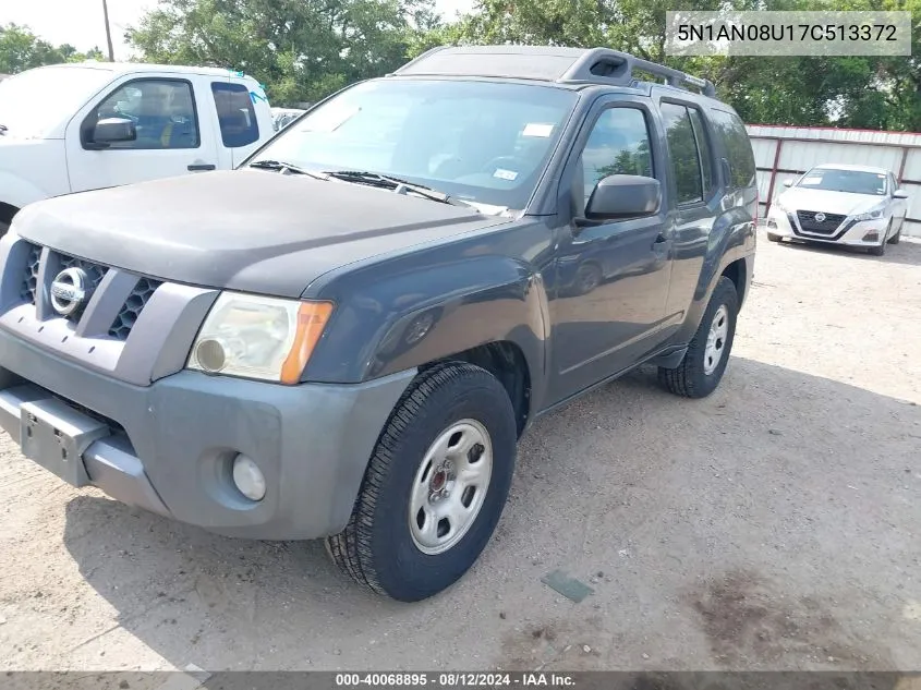 5N1AN08U17C513372 2007 Nissan Xterra X