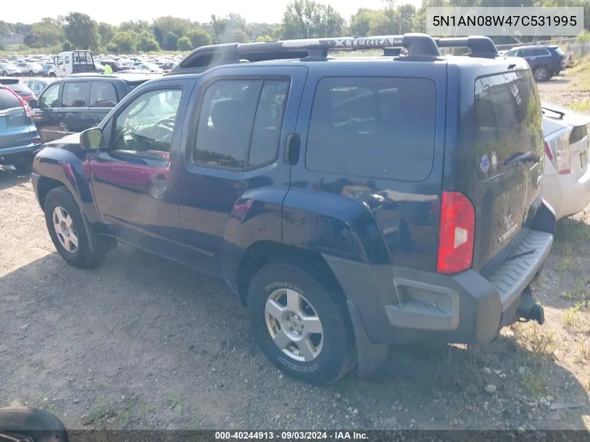 5N1AN08W47C531995 2007 Nissan Xterra S