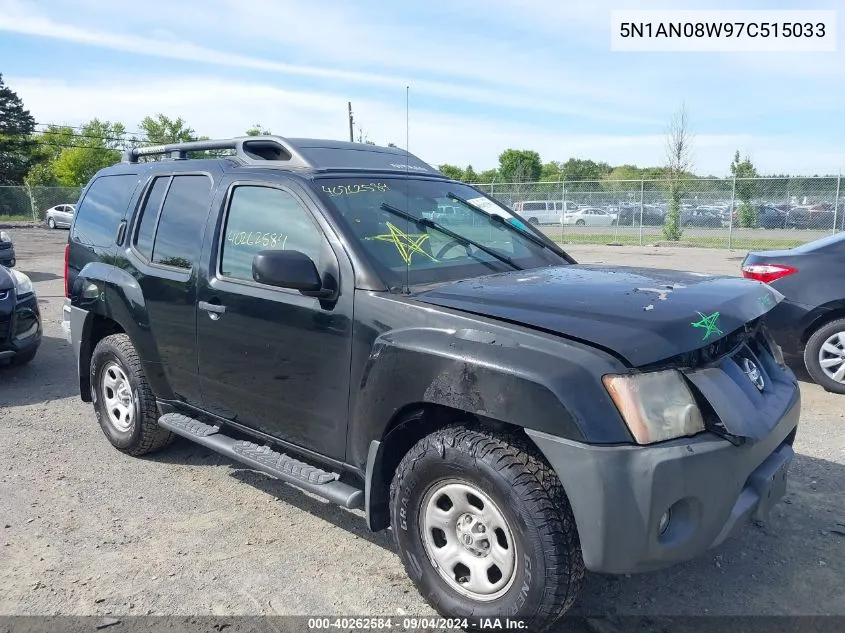 5N1AN08W97C515033 2007 Nissan Xterra X