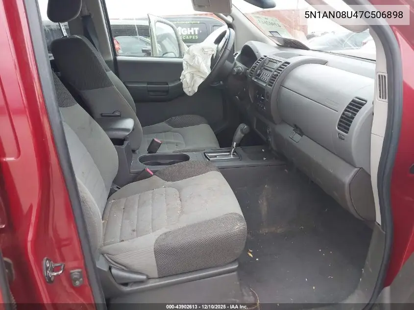 5N1AN08U47C506898 2007 Nissan Xterra S