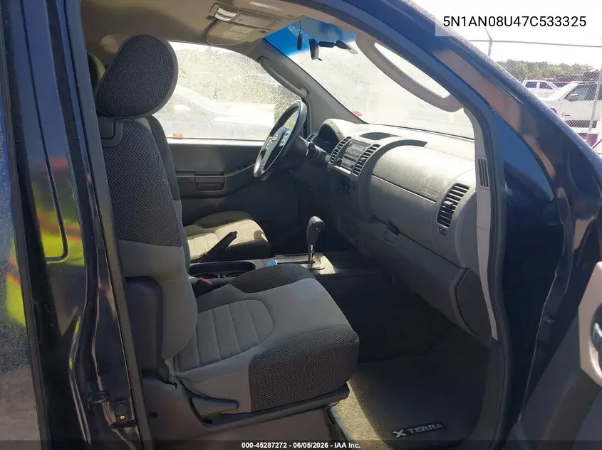 2007 Nissan Xterra Se VIN: 5N1AN08U47C533325 Lot: 45287272
