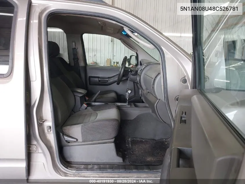 5N1AN08U48C526781 2008 Nissan Xterra S