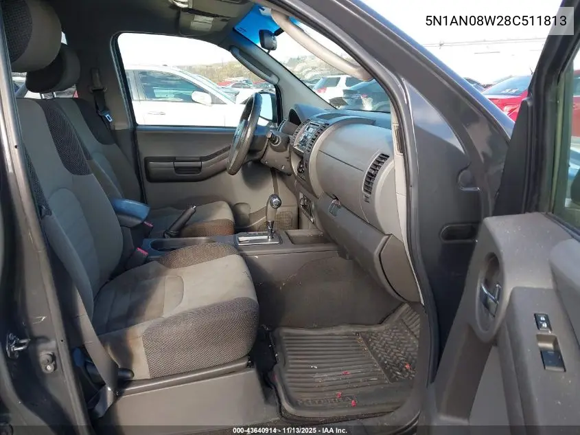 5N1AN08W28C511813 2008 Nissan Xterra S