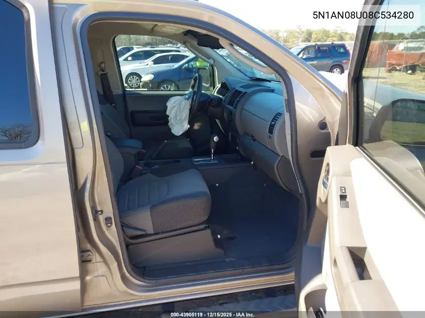 5N1AN08U08C534280 2008 Nissan Xterra S