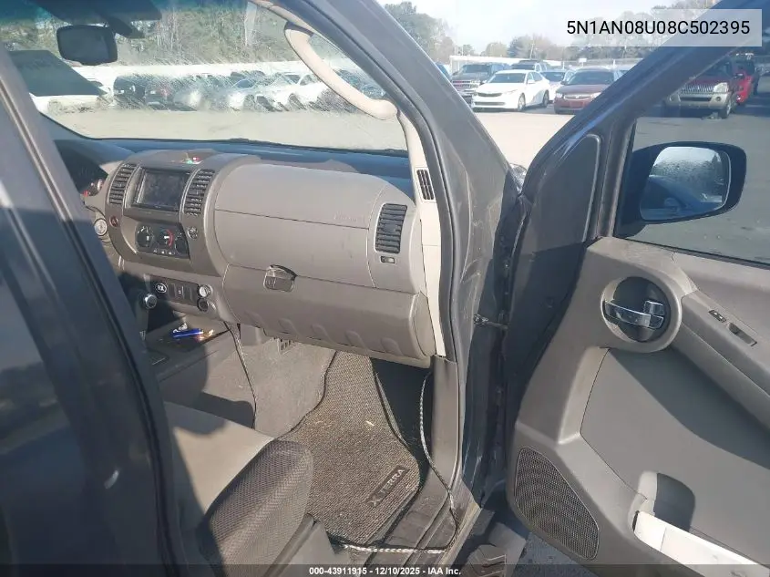 5N1AN08U08C502395 2008 Nissan Xterra S