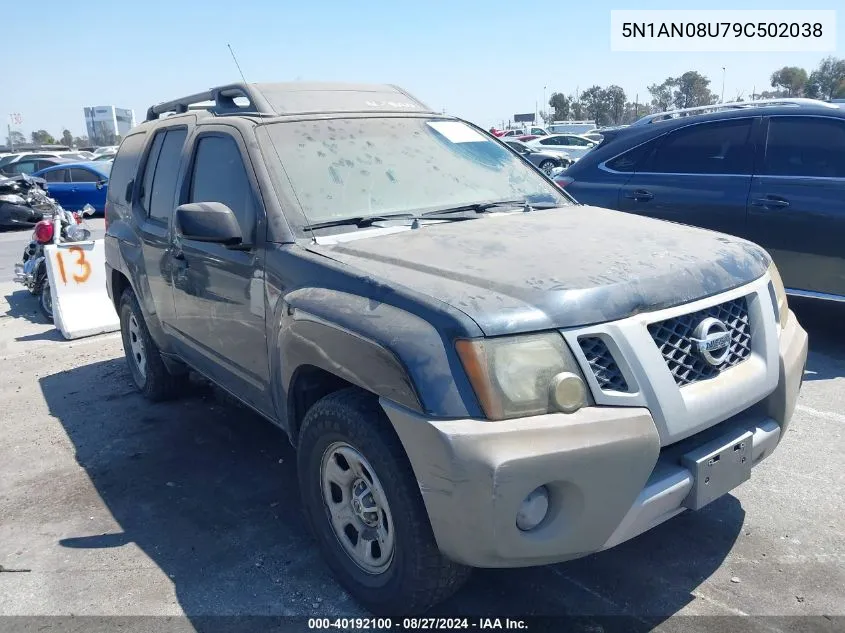 5N1AN08U79C502038 2009 Nissan Xterra X