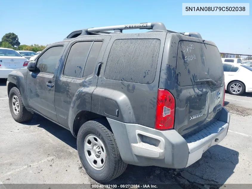 5N1AN08U79C502038 2009 Nissan Xterra X