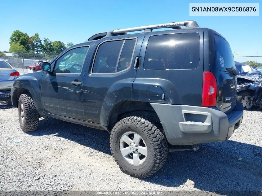 5N1AN08WX9C506876 2009 Nissan Xterra Off Road/S/Se