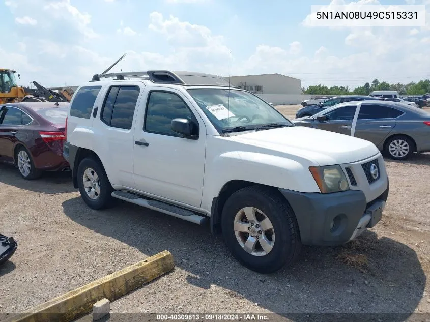 5N1AN08U49C515331 2009 Nissan Xterra S