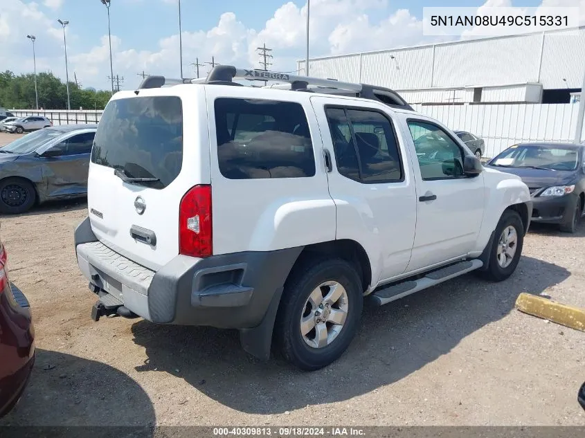 5N1AN08U49C515331 2009 Nissan Xterra S