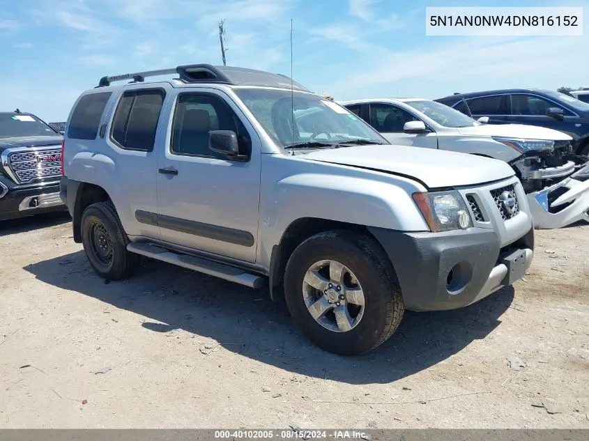 5N1AN0NW4DN816152 2013 Nissan Xterra S