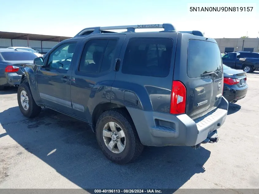 5N1AN0NU9DN819157 2013 Nissan Xterra S