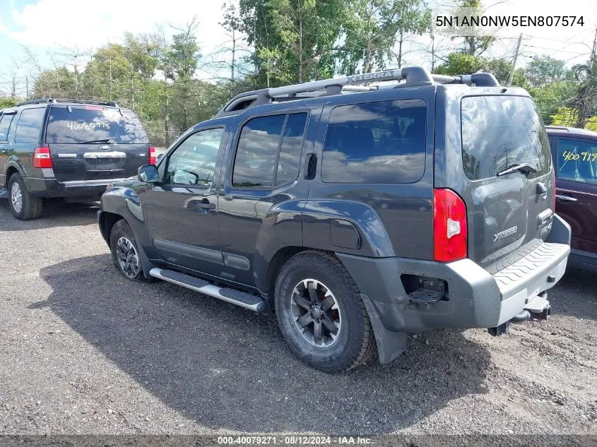 5N1AN0NW5EN807574 2014 Nissan Xterra Pro-4X