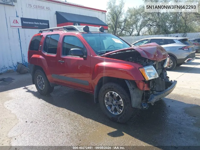 5N1AN0NW3FN662293 2015 Nissan Xterra X/S/Pro-4X