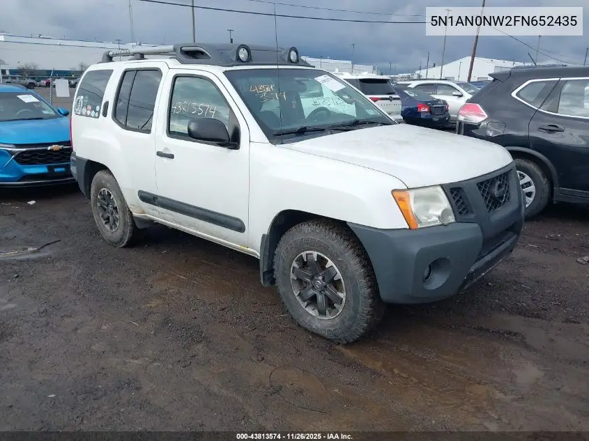 5N1AN0NW2FN652435 2015 Nissan Xterra Pro-4X