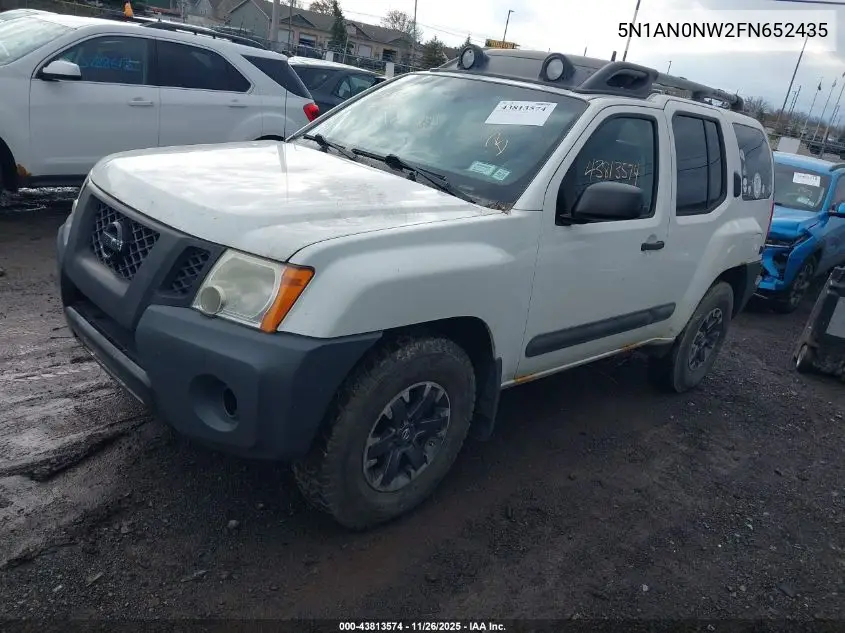 5N1AN0NW2FN652435 2015 Nissan Xterra Pro-4X