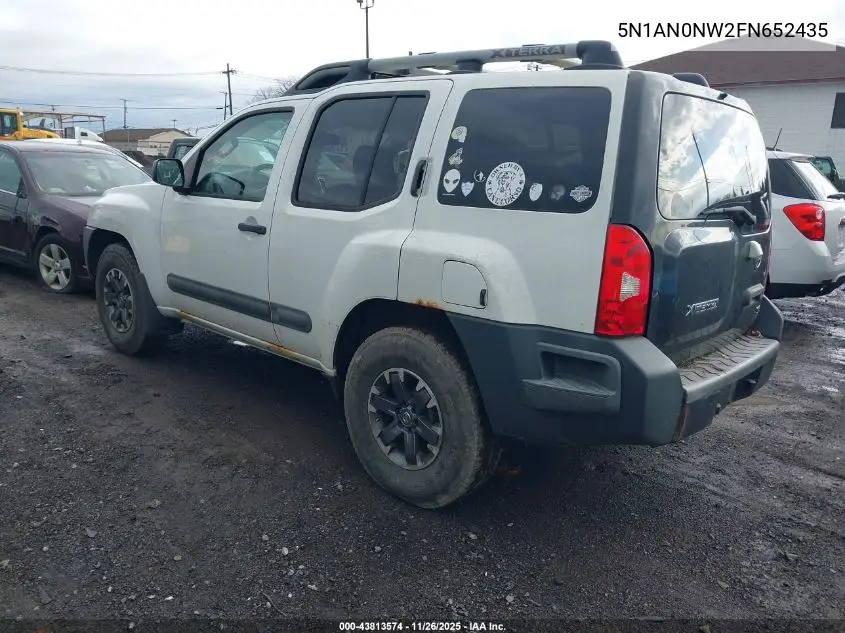 5N1AN0NW2FN652435 2015 Nissan Xterra Pro-4X