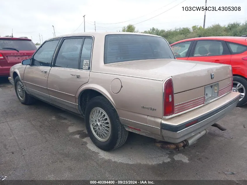 1G3CW54C3L4305308 1990 Oldsmobile 98 Regency Brougham