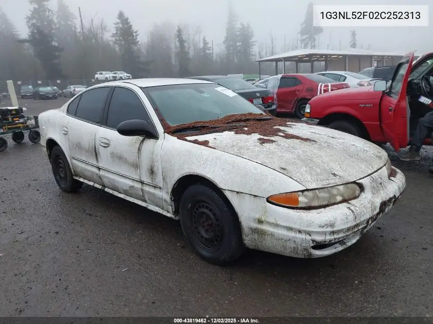 1G3NL52F02C252313 2002 Oldsmobile Alero Gl1