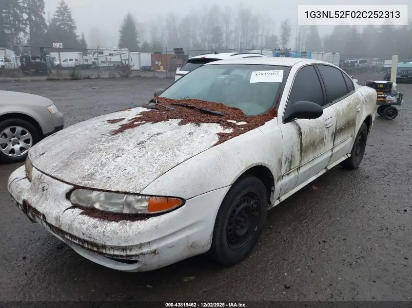 1G3NL52F02C252313 2002 Oldsmobile Alero Gl1