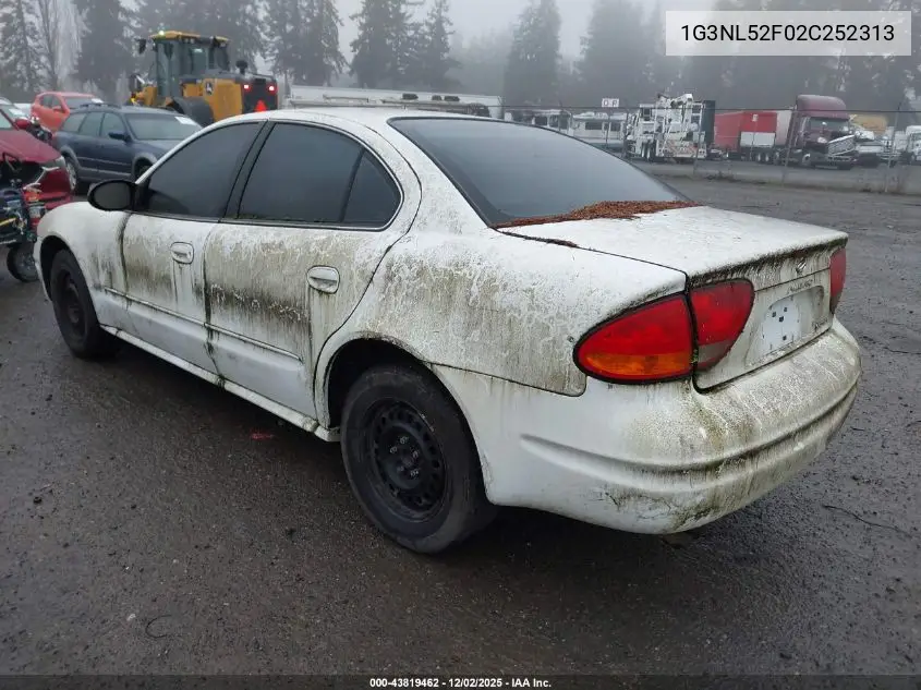 1G3NL52F02C252313 2002 Oldsmobile Alero Gl1