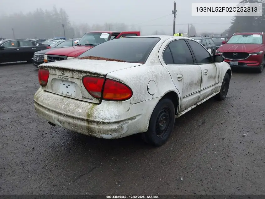 1G3NL52F02C252313 2002 Oldsmobile Alero Gl1