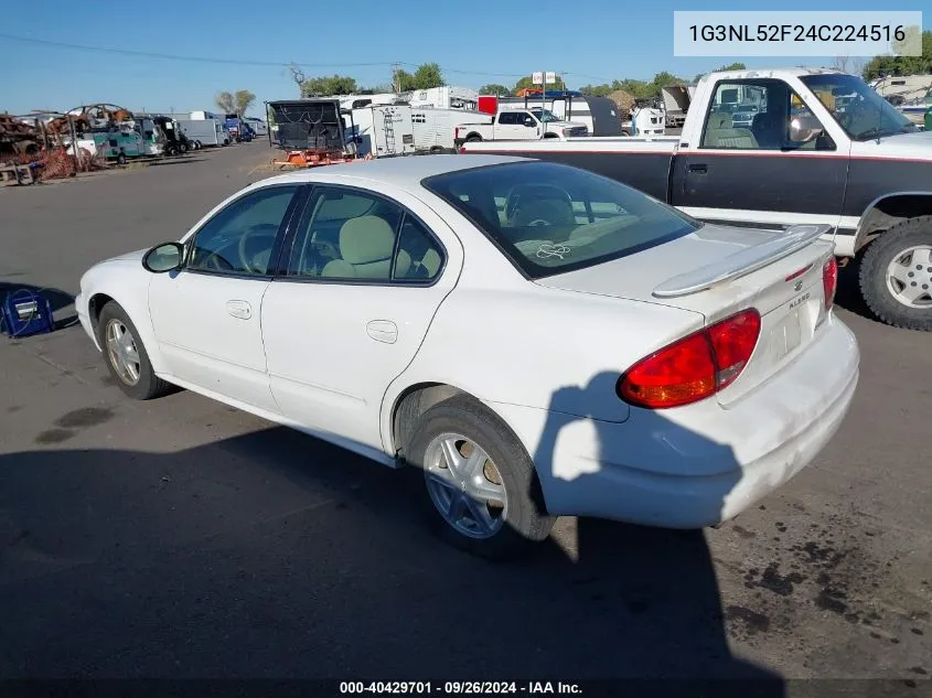 1G3NL52F24C224516 2004 Oldsmobile Alero Gl