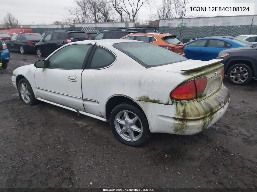 1G3NL12E84C108124 2004 Oldsmobile Alero Gl2