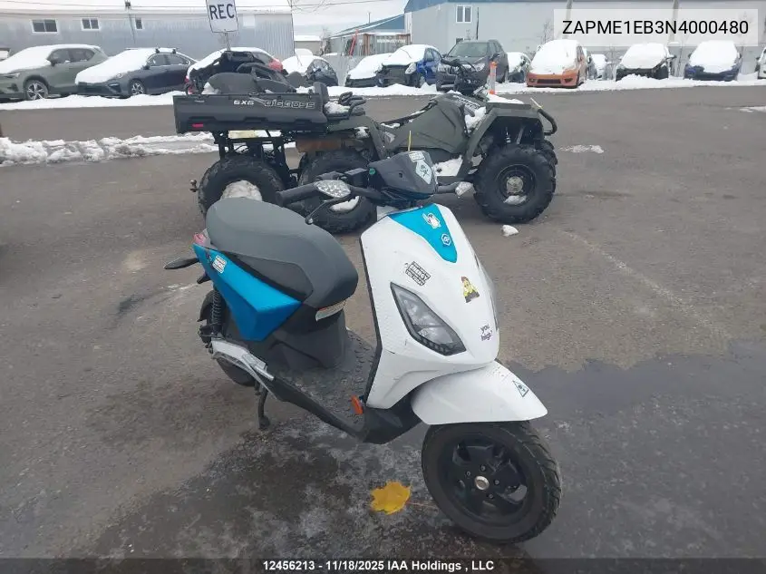 ZAPME1EB3N4000480 2022 Piaggio 1 Active