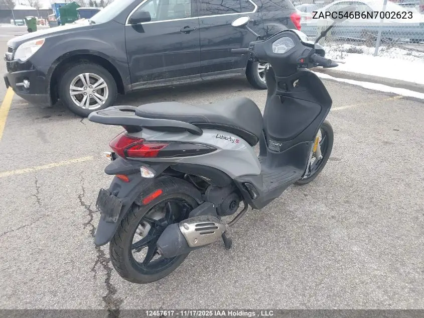 ZAPC546B6N7002623 2022 Piaggio Liberty 50/50 S