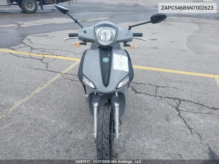 ZAPC546B6N7002623 2022 Piaggio Liberty 50/50 S