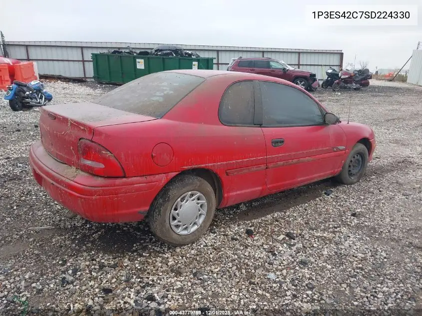 1P3ES42C7SD224330 1995 Plymouth Neon Highline