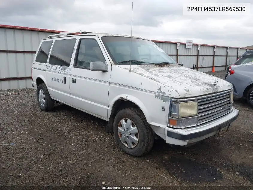 2P4FH4537LR569530 1990 Plymouth Voyager Se