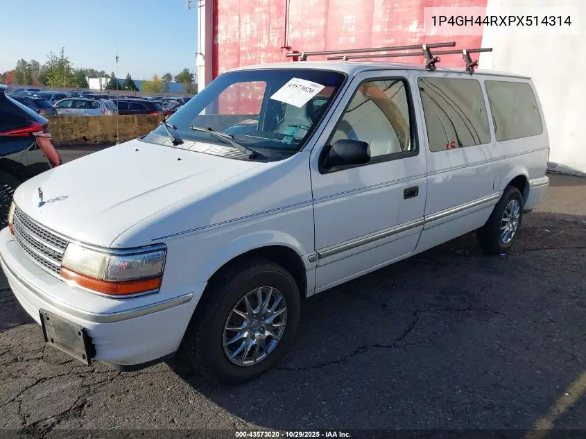 1P4GH44RXPX514314 1993 Plymouth Grand Voyager Se