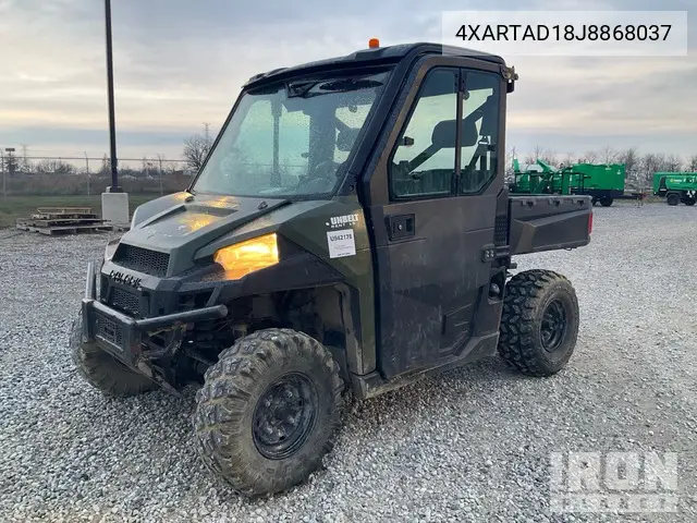 4XARTAD18J8868037 2018 Polaris Ranger 2018 Polaris Ranger 4X4 Utility Vehicle
