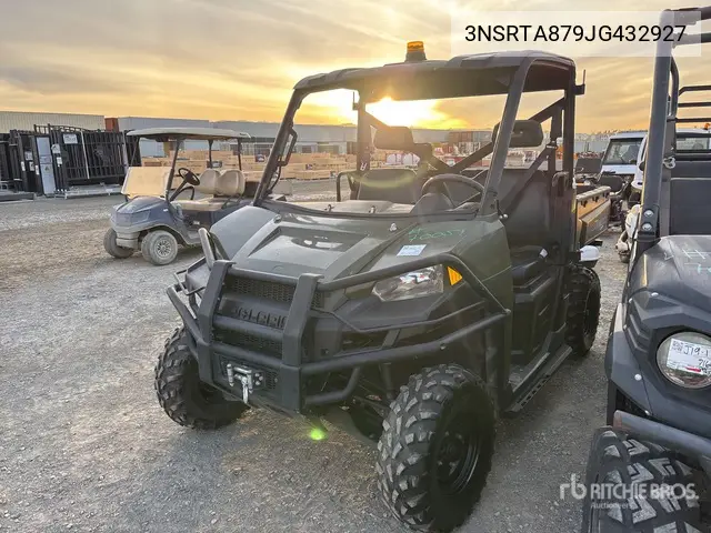 3NSRTA879JG432927 2018 Polaris Ranger 2018 Polaris Ranger 4X4 Utility Vehicle