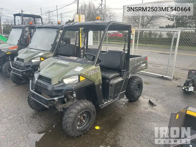 3NSRM2503ME540664 2021 Polaris R 21 Rm 250 B 1 2021 Polaris R21Rm250B1 4X2 Utility Vehicle (Inoperable)
