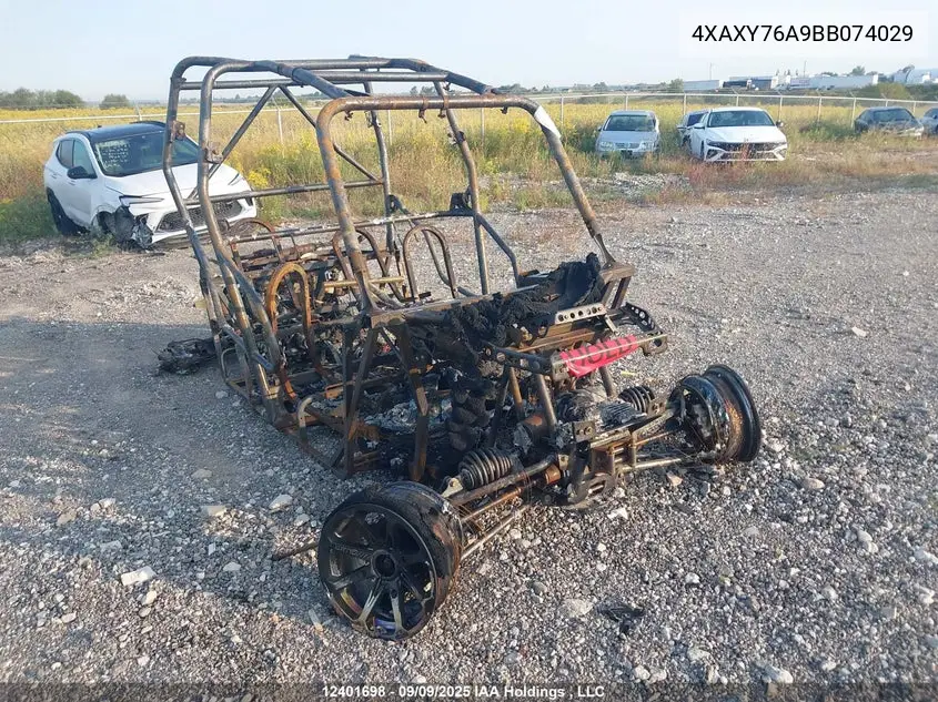 4XAXY76A9BB074029 2011 Polaris Ranger Rzr 4
