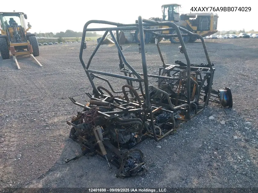 4XAXY76A9BB074029 2011 Polaris Ranger Rzr 4